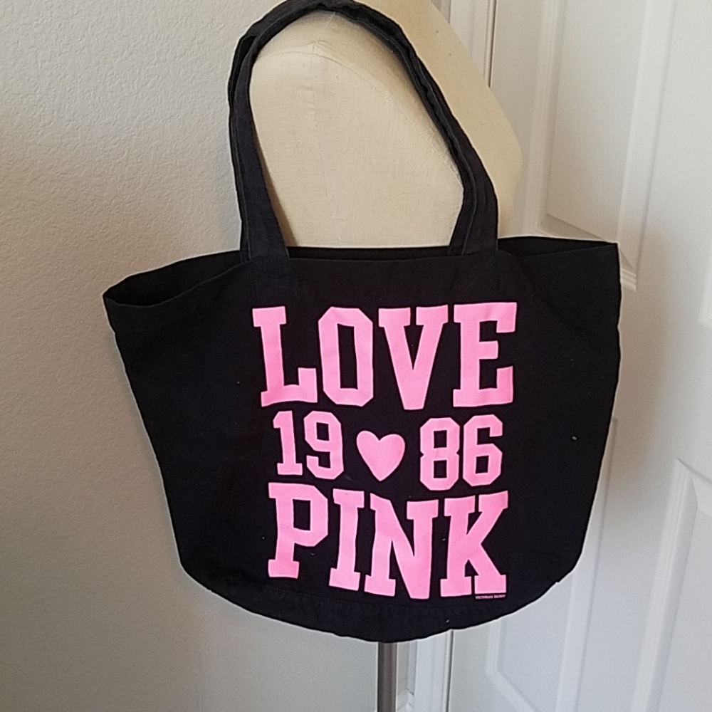 PINK Canvas Tote